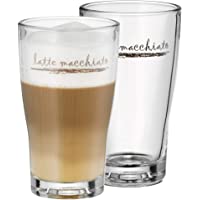 WMF Barista Juego de 2 Vasos Latte Machiatto- Cristal- Vidrio